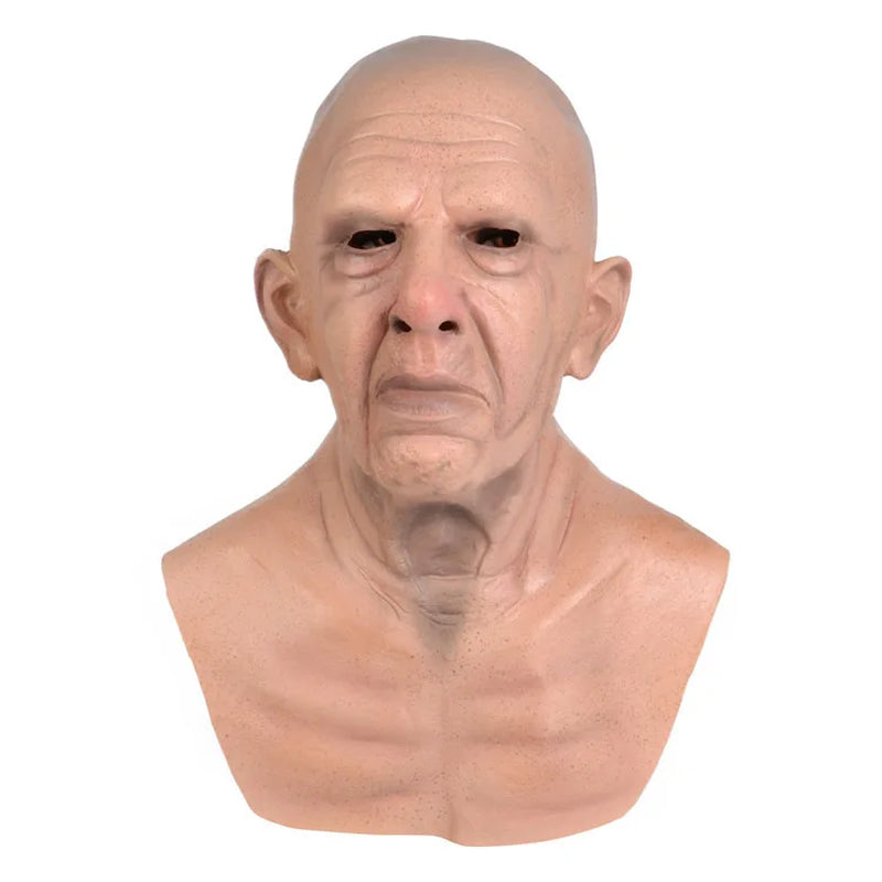 April Fool'S Day Wrinkles Head Full Mask Mask Party Supplies Horror Cosplay Props New Old Man Mask Halloween Party