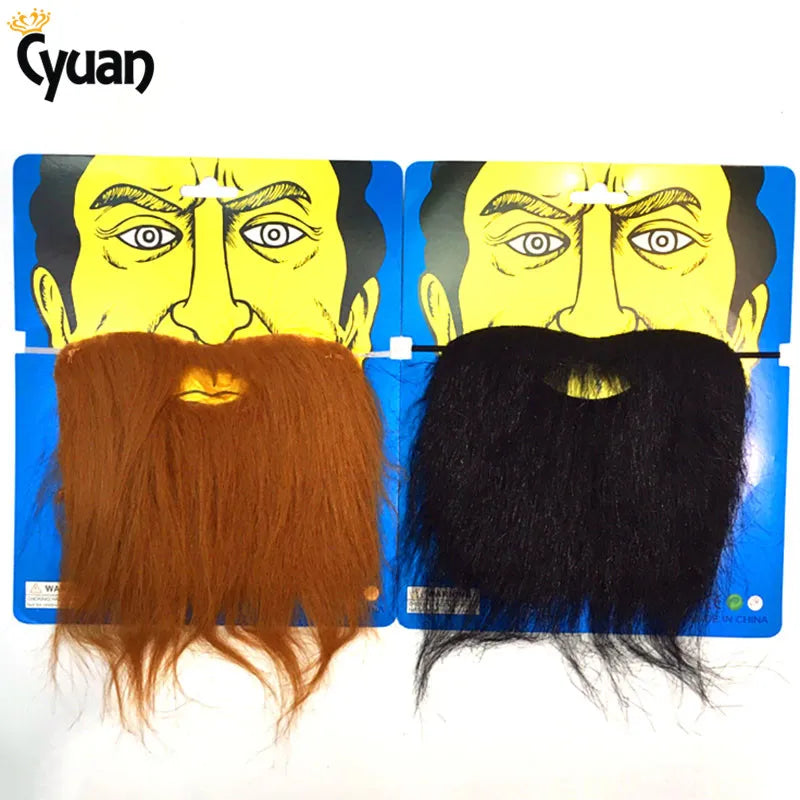 Funny Fake Mustache Photobooth Props Cosplay Fake Beard Costume Party Beards Whisker for Kids Adult Mexican Party Decorations