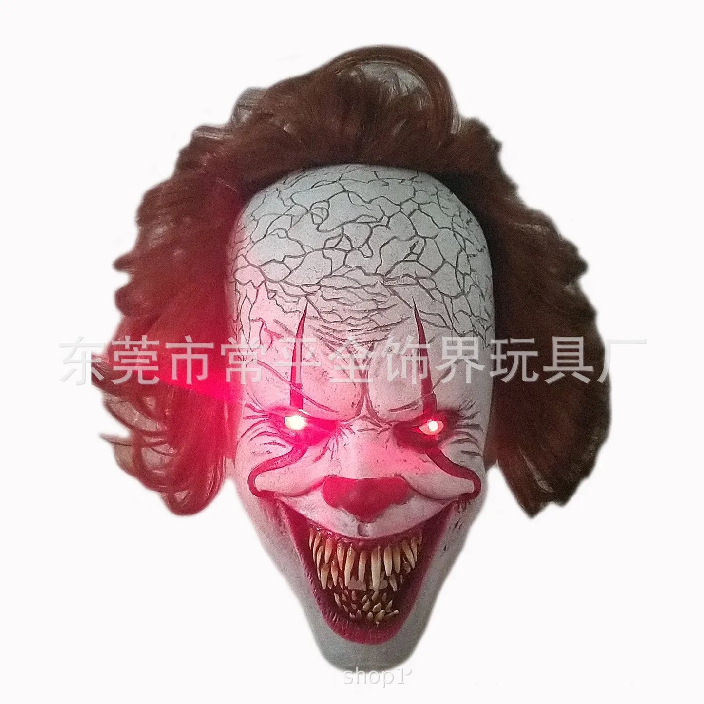 Halloween Mask Creepy Scary Clown Full Face Horror Movie Pennywise Joker Costume Party Festival Cosplay Prop Decoration